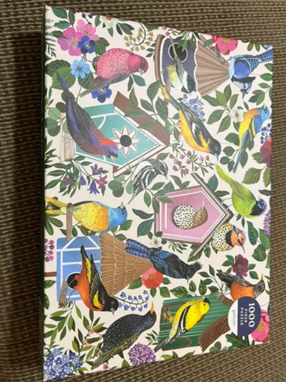 1000 Piece "Birdhouse Lane" Jigsaw Puzzle